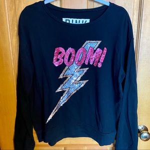 Victoria’s Secret Pink Sequin BOOM! Pullover